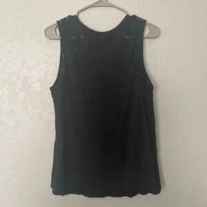 Ava & Viv black sleeveless blouse